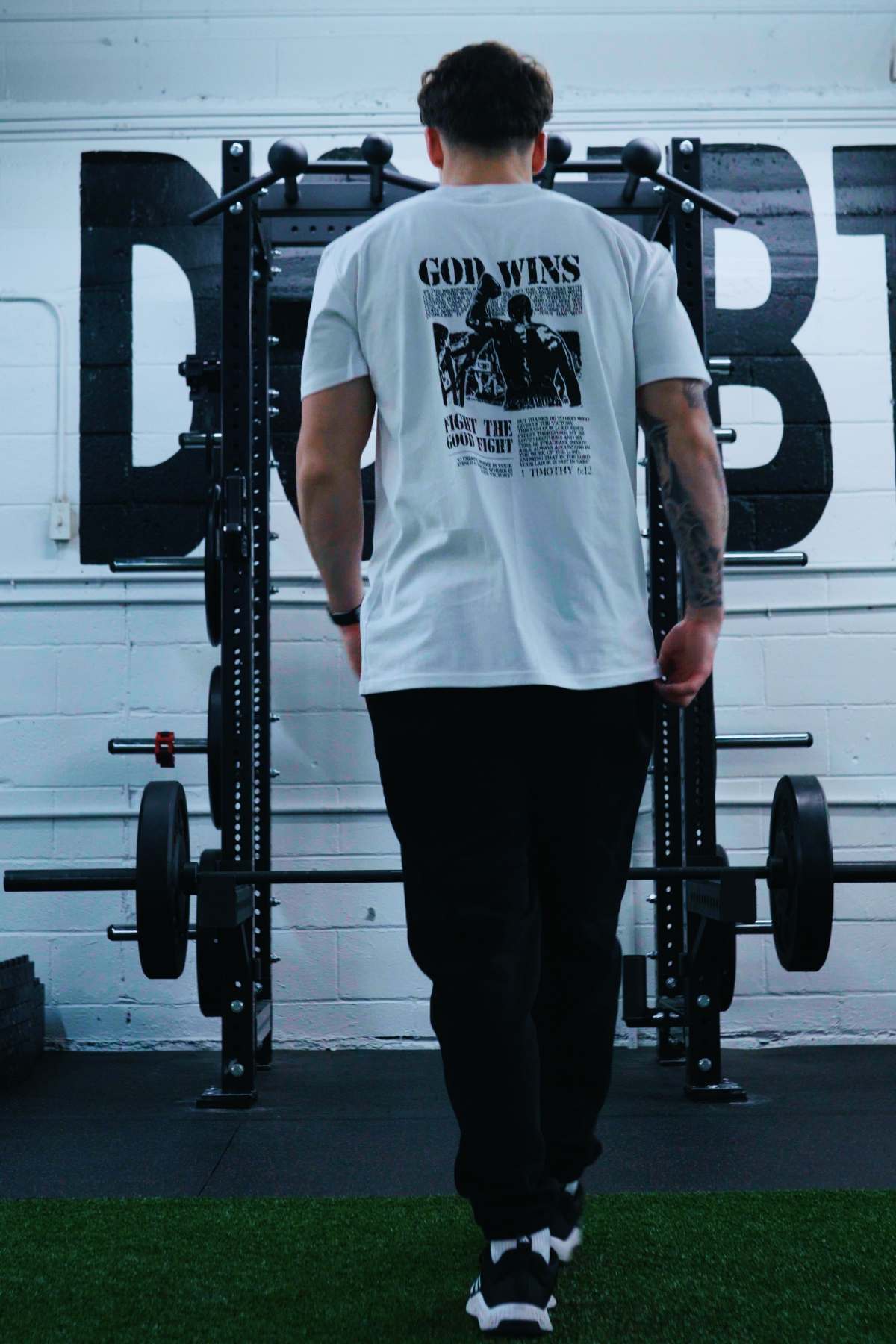 God Wins Tee - White