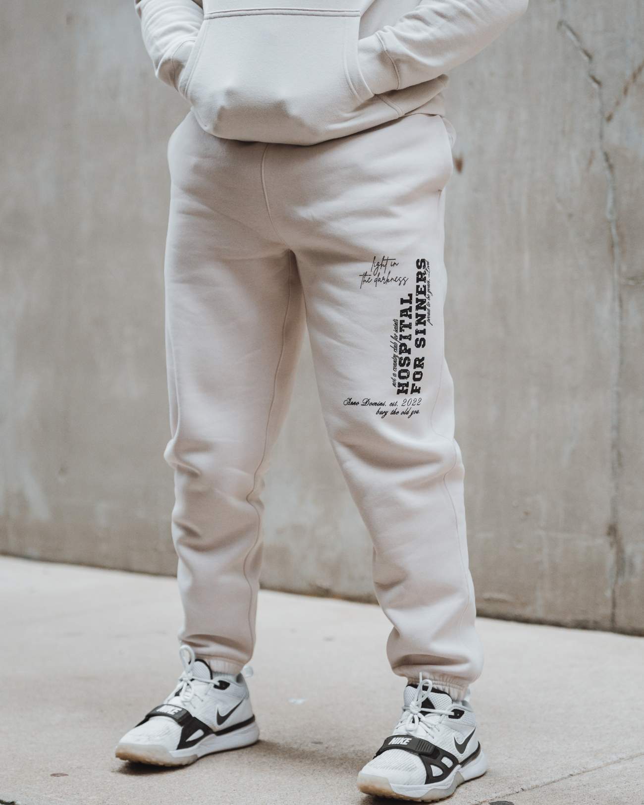 Hospital For Sinners Sweatpants - Bone