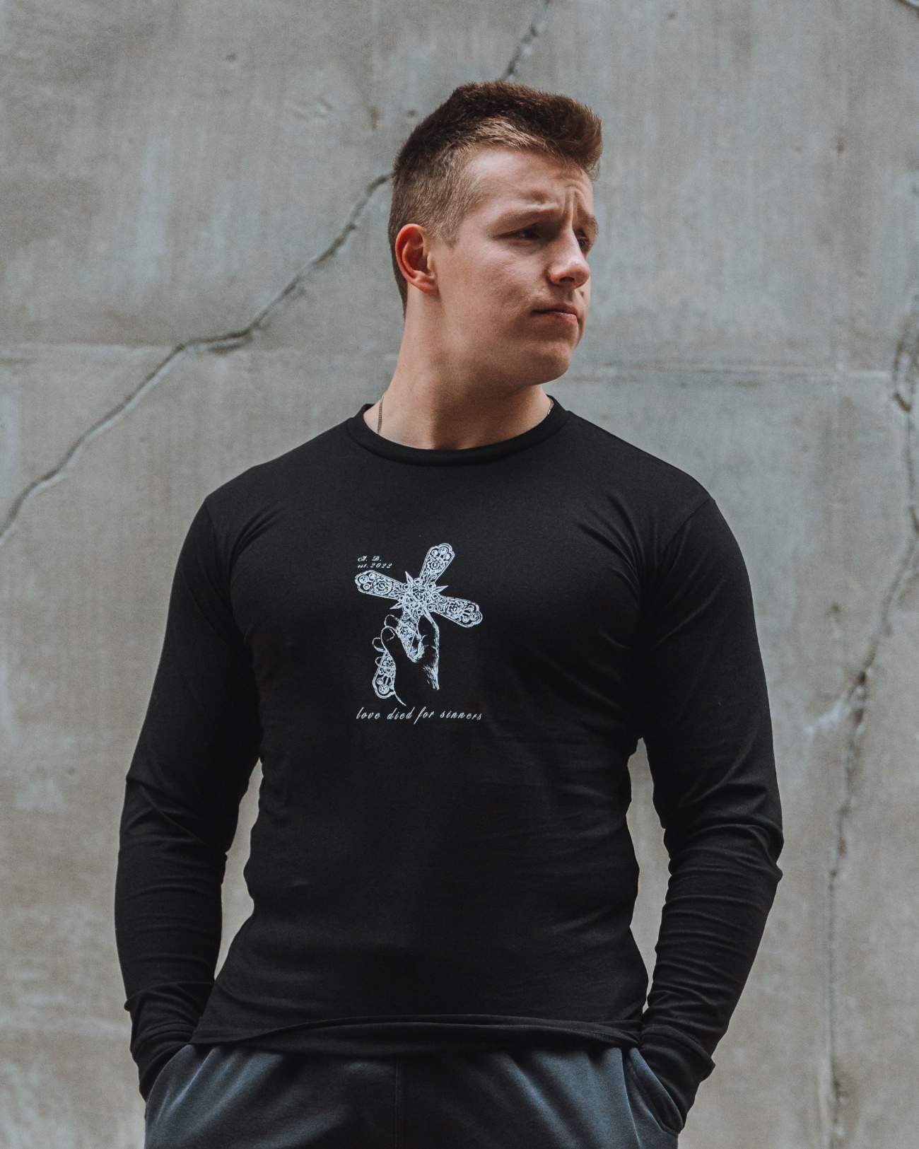 Atonement Long Sleeve Tee - Black
