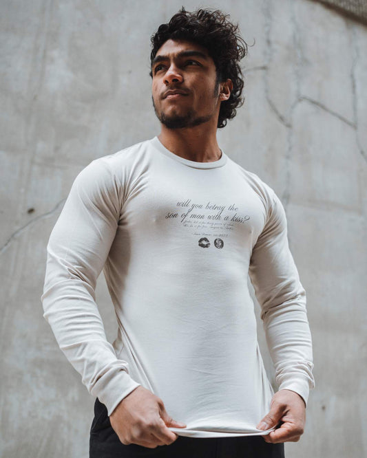 Repentance Long Sleeve Tee - Bone