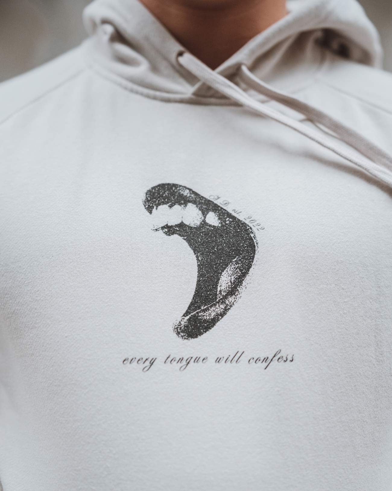 Confession Hoodie - Bone