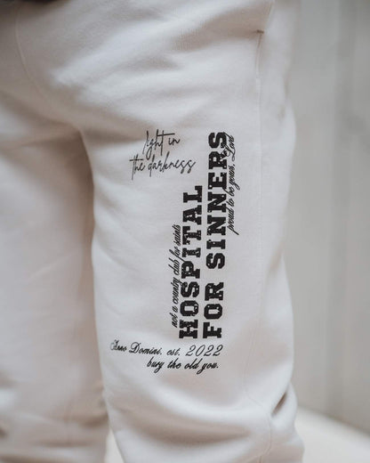 Hospital For Sinners Sweatpants - Bone