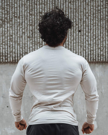 Repentance Long Sleeve Tee - Bone