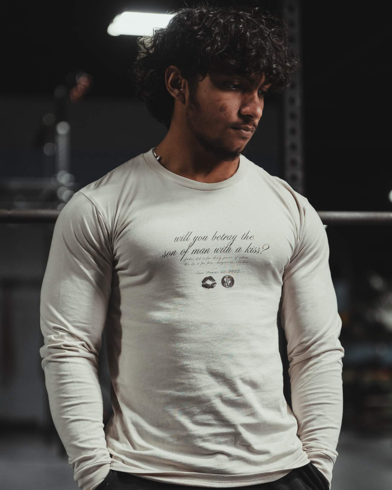 Repentance Long Sleeve Tee - Bone