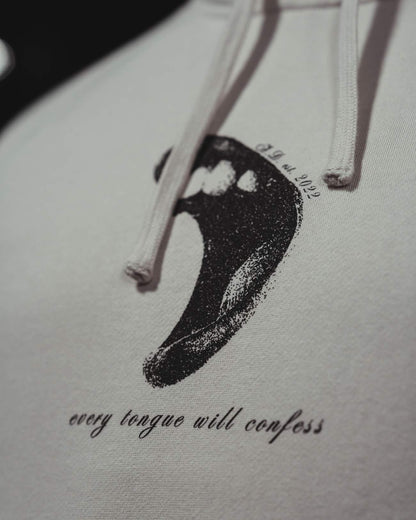Confession Hoodie - Bone