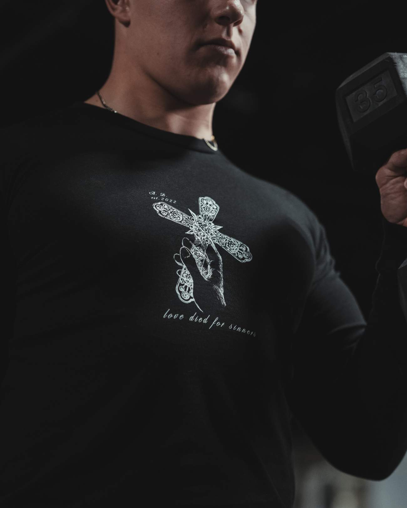 Atonement Long Sleeve Tee - Black