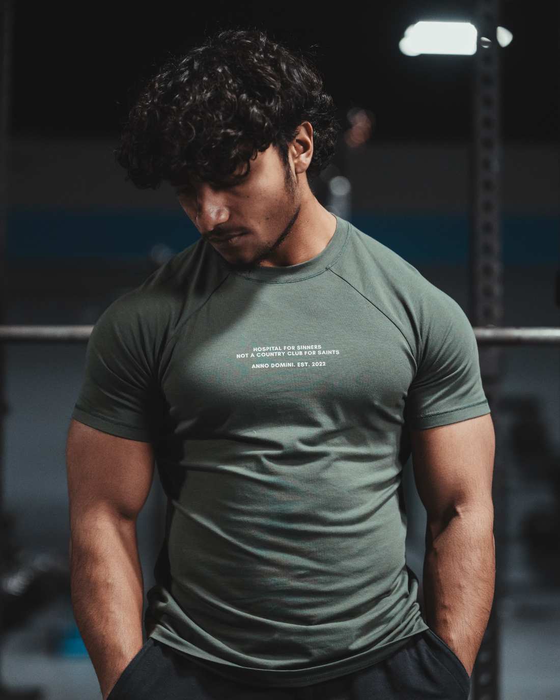 Hospital For Sinners Performance Tee - Olive