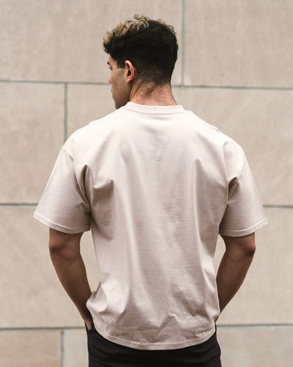 It Is Finished Oversized Tee - Bone