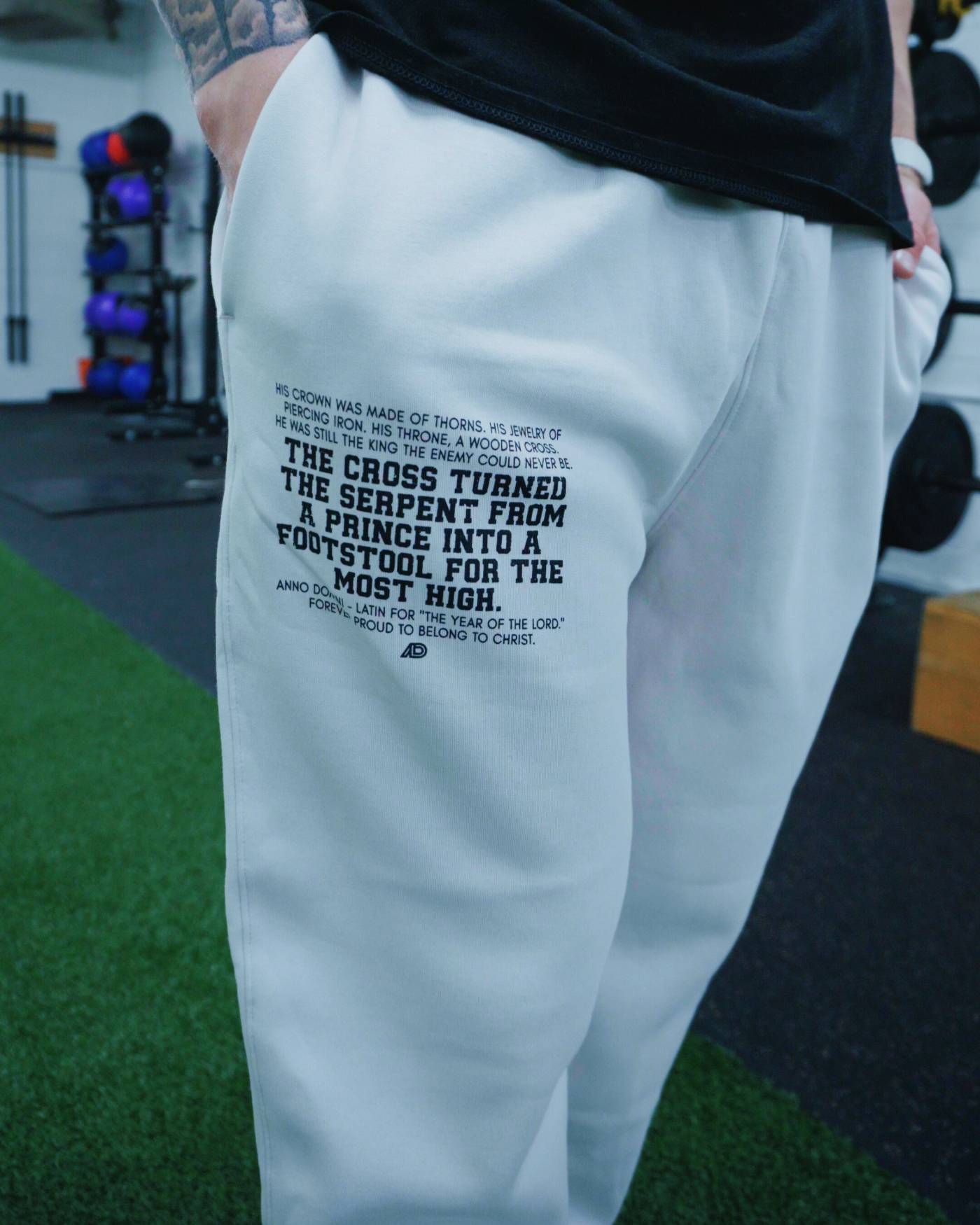 Most High Oversized Sweatpants - Bone