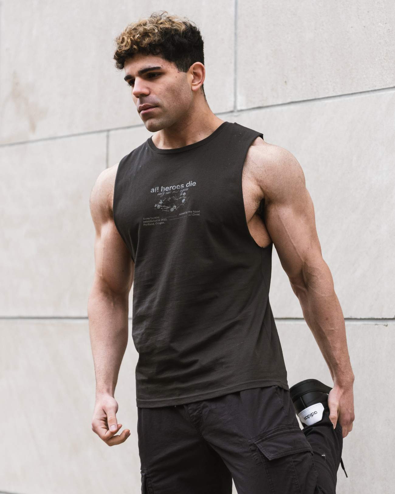 Risen Hero Performance Tank - Coal