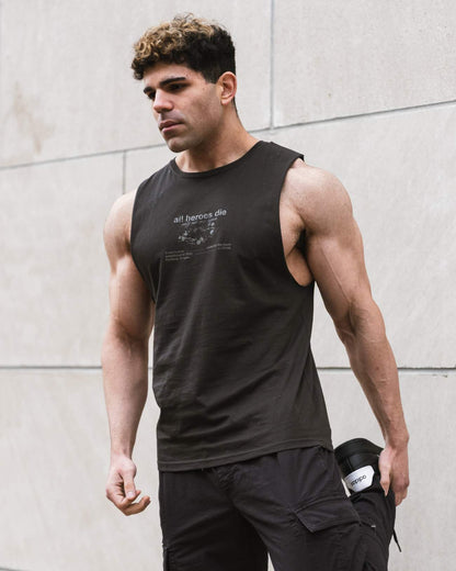 Risen Hero Performance Tank - Coal