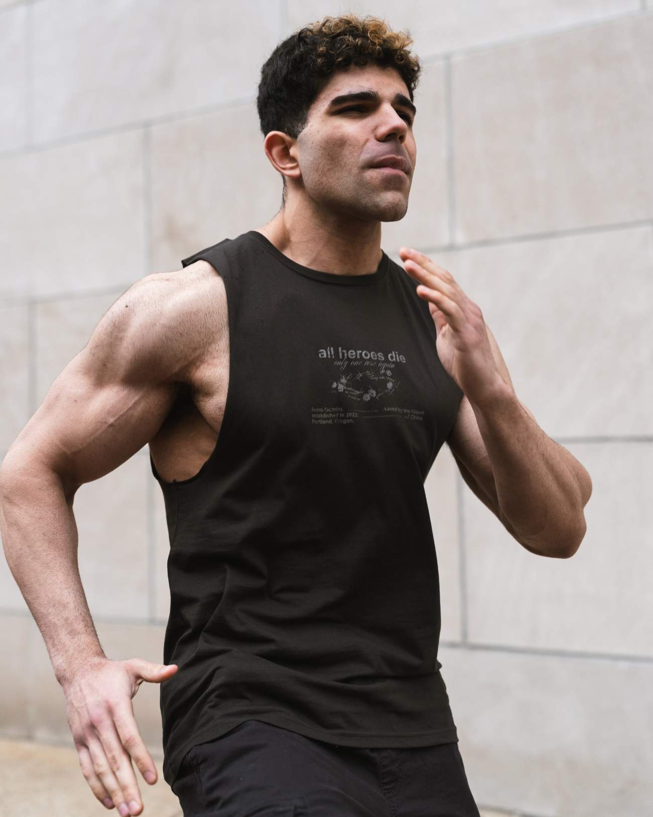 Risen Hero Performance Tank - Coal