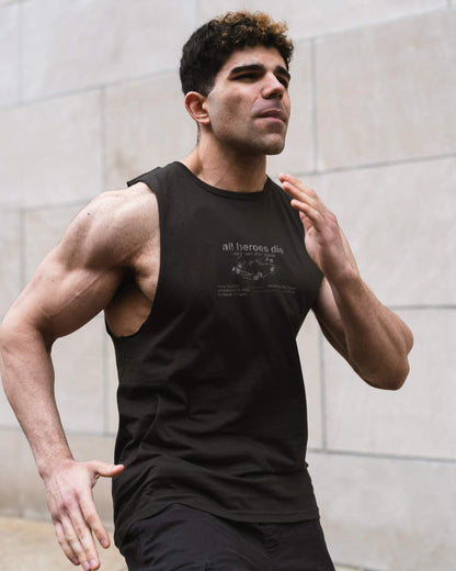 Risen Hero Performance Tank - Coal
