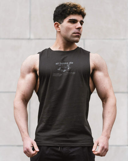 Risen Hero Performance Tank - Coal