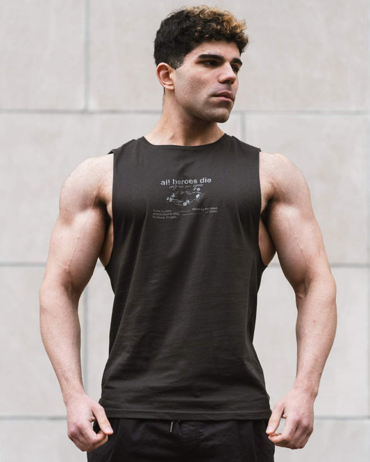 Risen Hero Performance Tank - Coal